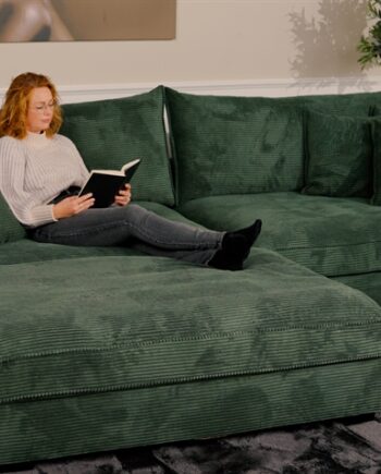 Chelsey Flydersofa Personers Sofa Mosgrøn Fløjl Scandinavian Living 284 112  Møbelsalg