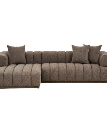 Cholet Sofa Venstrevendt Chaiselong Brun