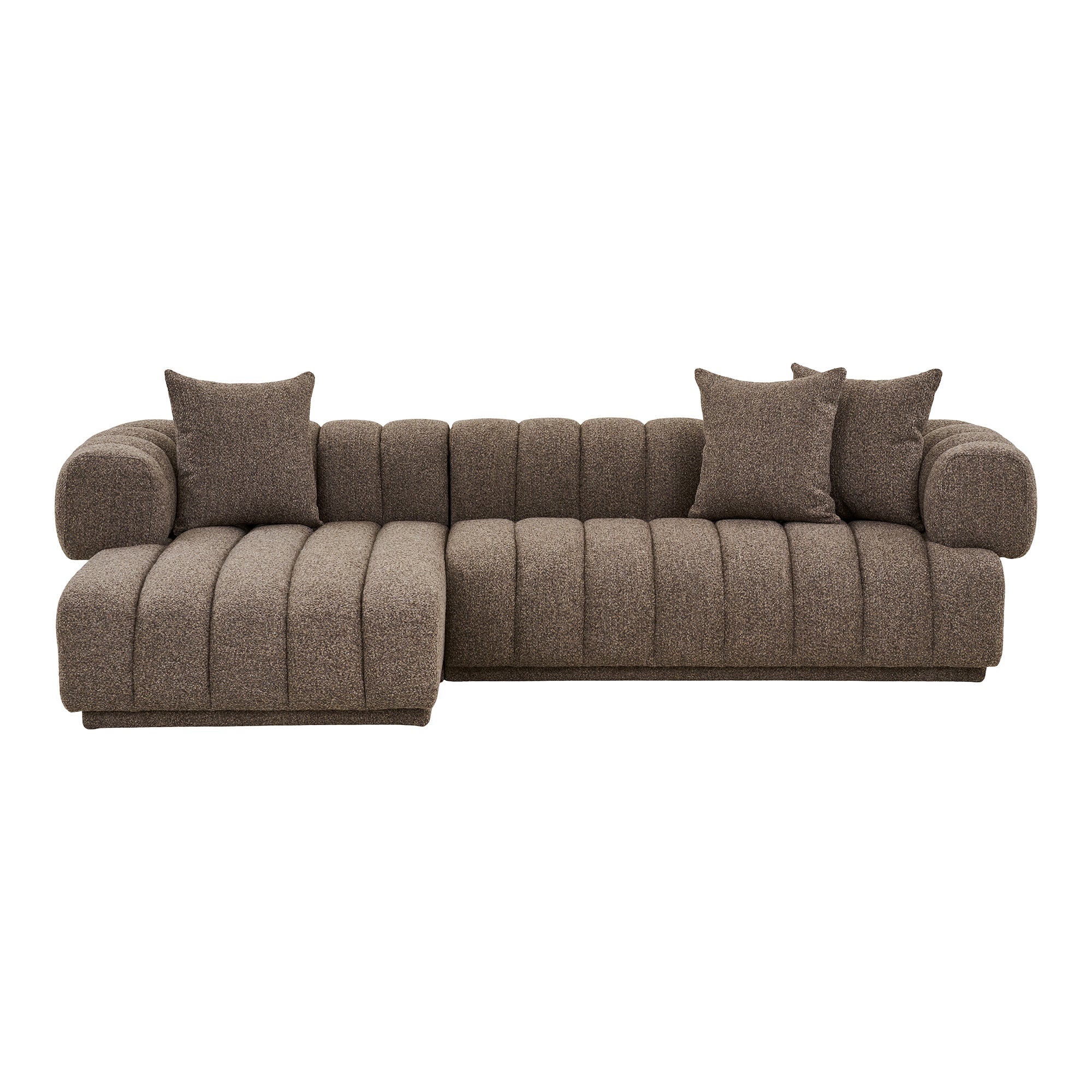 Cholet Sofa Venstrevendt Chaiselong Brun