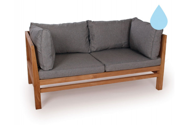 Colorado Teak Sofa Pers Grå Vandafvisende