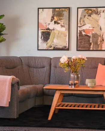 Comfort Living Holstebro Sofa Højrygget Grå Hjørnesofa 279 224  Møbelsalg