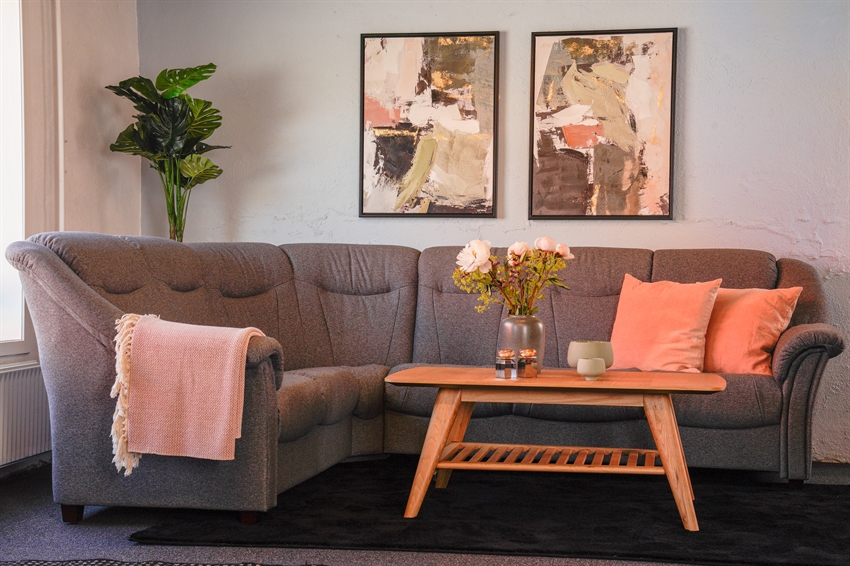 Comfort Living Holstebro Sofa Højrygget Grå Hjørnesofa 279 224  Møbelsalg