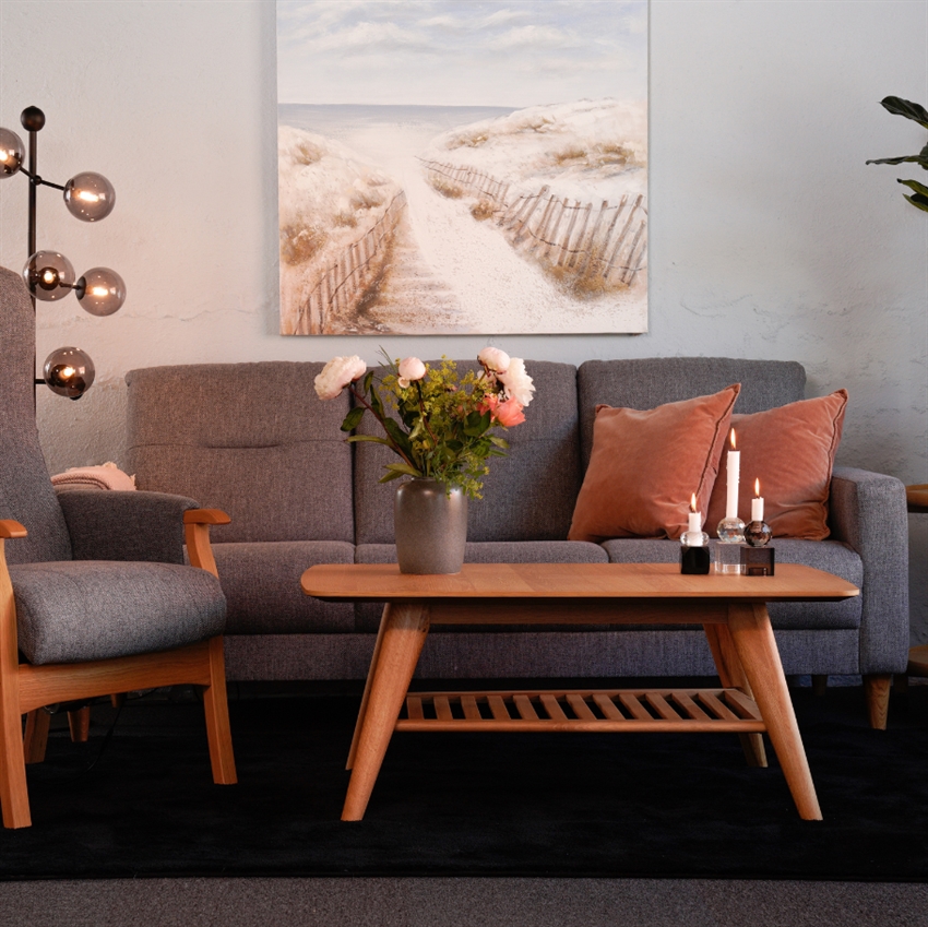 Comfort Living Sanne Sofa Grå Personers Sofa 200  Møbelsalg