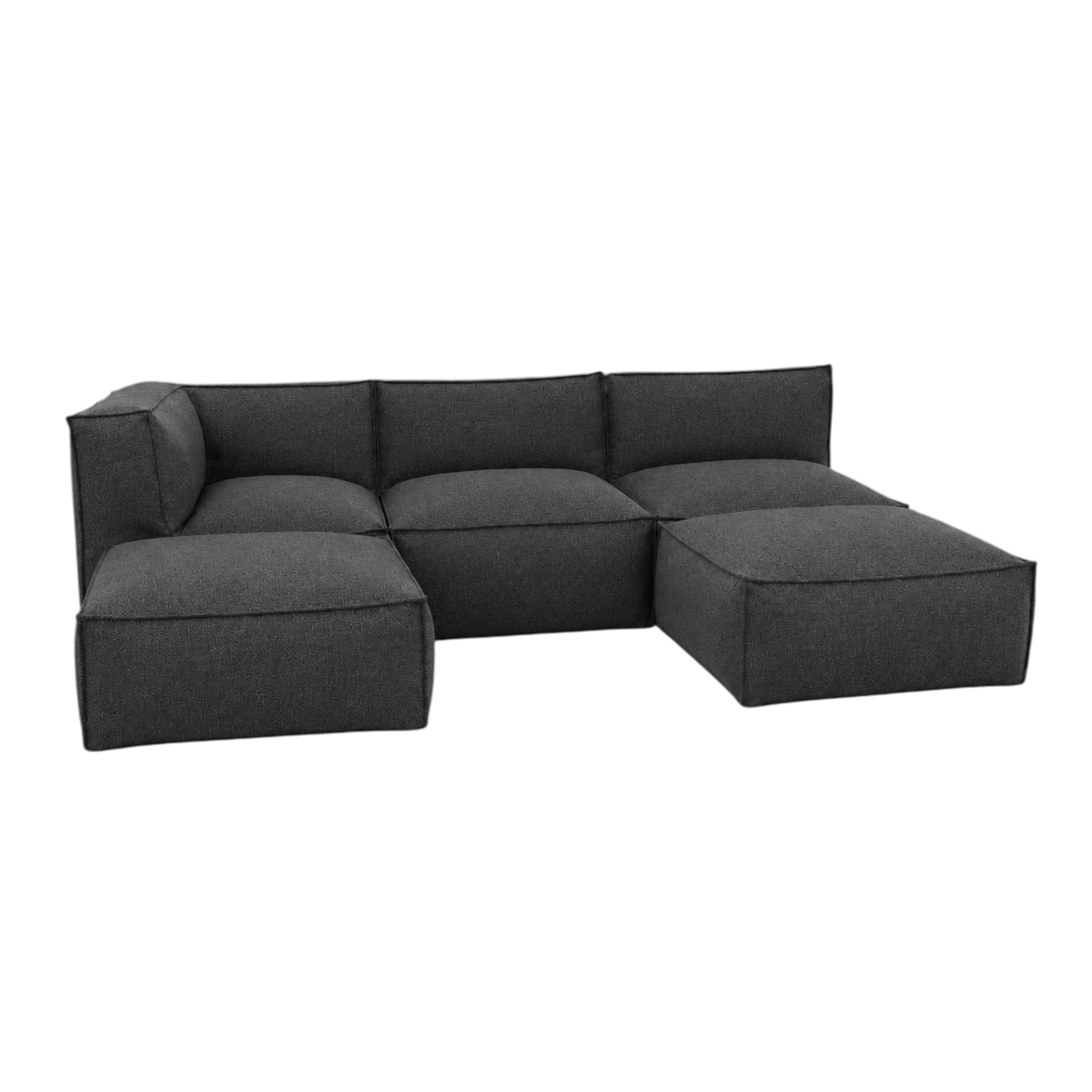 Cozy Lounge Family  Mørk Grå