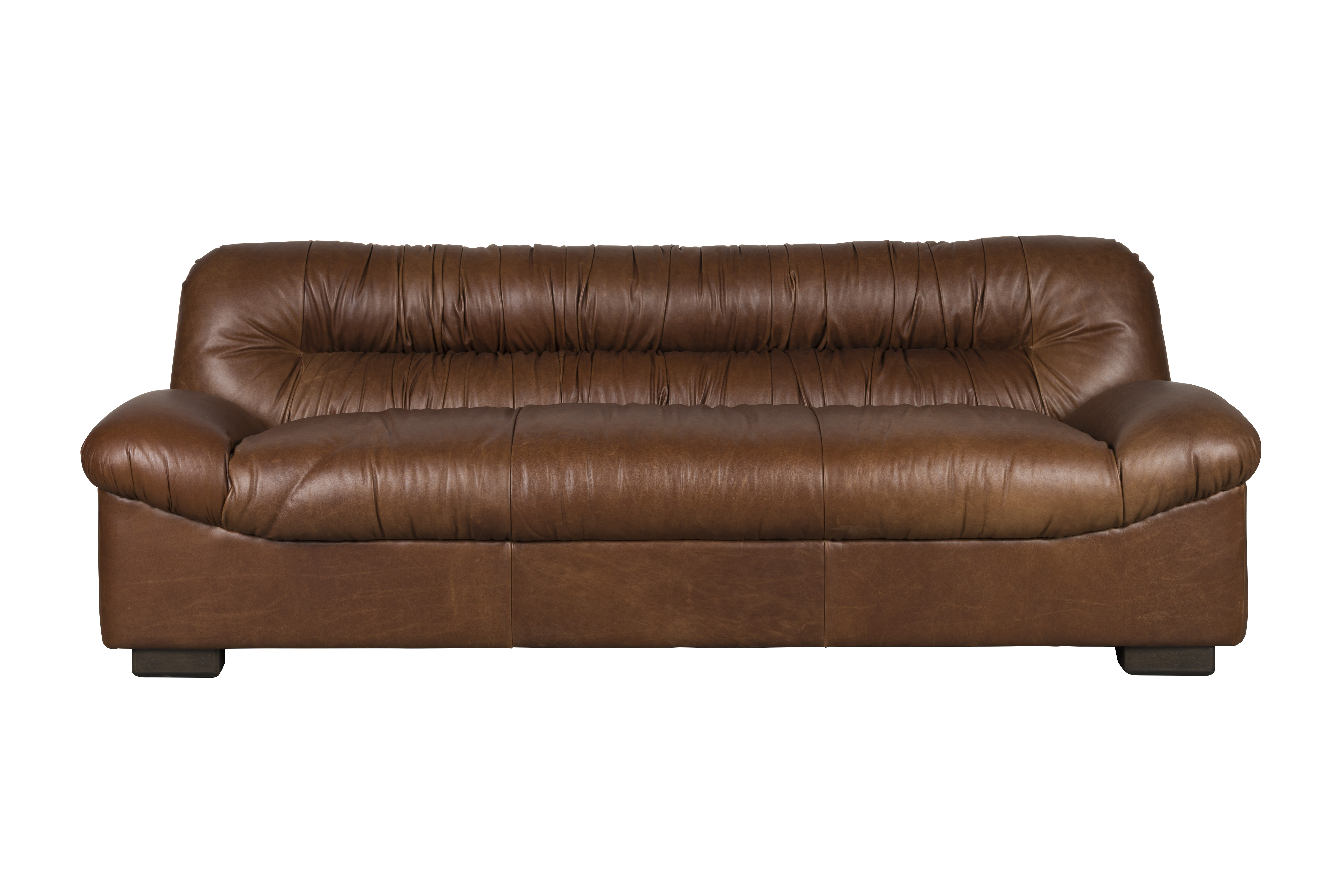 Dutchbone Douglas Sofa Chokolade Læder Træ