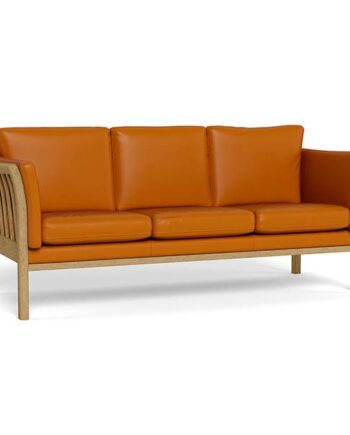 Erling Christensen Møbler Betina Personers Lædersofa : Erling Christensen Møbler : Erling Christensen Møbler