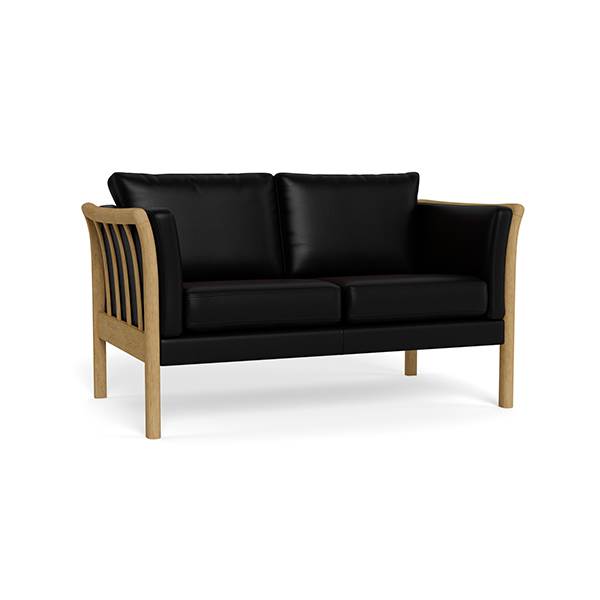 Erling Christensen Møbler Dorte Personers Lædersofa : Erling Christensen Møbler : Erling Christensen Møbler