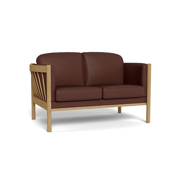 Erling Christensen Møbler Julie Personers Lædersofa : Erling Christensen Møbler : Erling Christensen Møbler