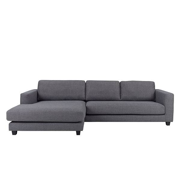 Erling Christensen Møbler Maine Pers Sofa Med Chaiselong Grå Venstrevendt : Erling Christensen Møbler : Erling Christensen Møbler