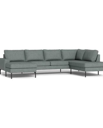 Erling Christensen Møbler Sindal Sofa Med Chaiselong Open End Mouse Grey : Erling Christensen Møbler : Erling Christensen Møbler
