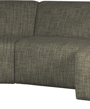 Formet Hjørnesofa Woood Avelon Grøn Polyester 315205