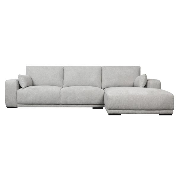 Furnhouse California Højrevendt Stof Grå 305x173x85cm