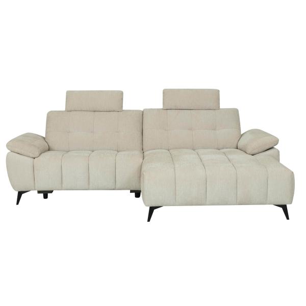 Furnhouse Colorado Højrevendt Stof Beige 268x156x107cm