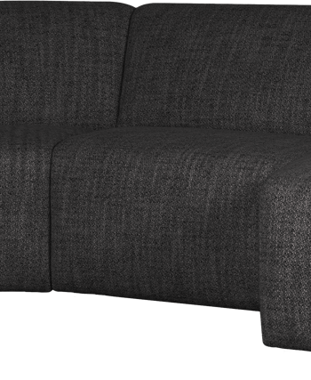 Hjørnesofa Avelon Fra Woood Antracit Modulopbygget Formet Sofa Slidstærk Polyester 315x205