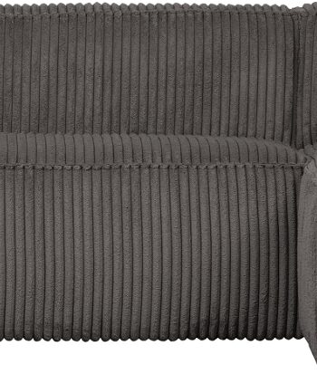 Hjørnesofa Højrevendt Woood Exclusive Bean Fløjlssofa Terrazzofarvet Split Rib Polyester Fsc Træramme T37 Hr30 Komfort