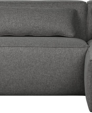 Hjørnesofa Højrevendt Woood Exclusive Bean Grå Stof 305175