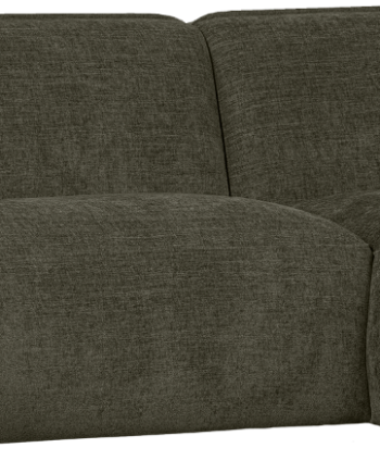 Hjørnesofa Højrevendt Woood Polly Grøn Polyester H71 B278 D150 105