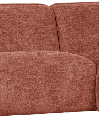 Hjørnesofa Højrevendt Woood Polly Rosa Polyester H71xb150xl278