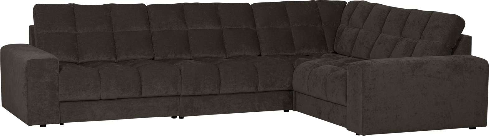 Hjørnesofa Højrevendt Woood Second Date Stof Antracit 316x212