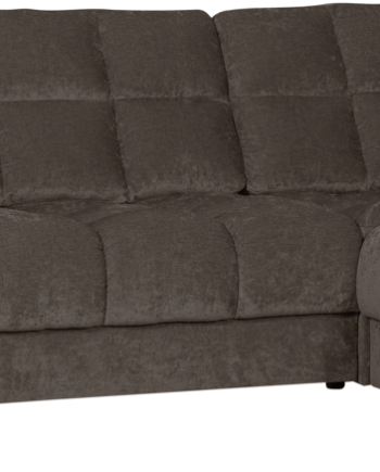 Hjørnesofa Højrevendt Woood Second Date Varm Grå Polyester 316x212