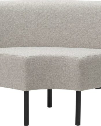 Hjørnesofa House Doctor Corner Seater Natural Genanvendt Polypropylen Metalben 85x60x80