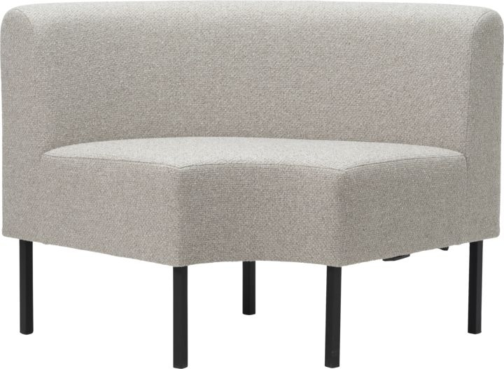 Hjørnesofa House Doctor Corner Seater Natural Genanvendt Polypropylen Metalben 85x60x80