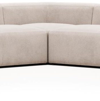 Hjørnesofa Kave Home Blok 290x290 Beige Stof Nordisk Design