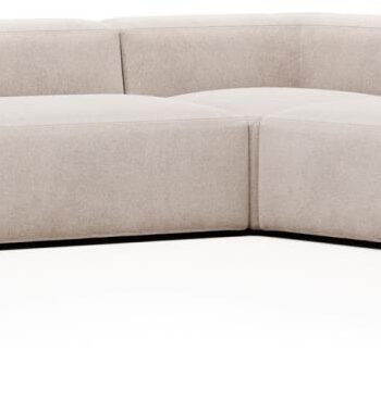 Hjørnesofa Kave Home Blok Modulsofa Beige Stof Moderne Nordisk Design