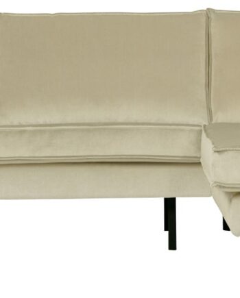 Hjørnesofa Loungesofa Woood Rodeo Højrevendt Pistacie Velour 266x213