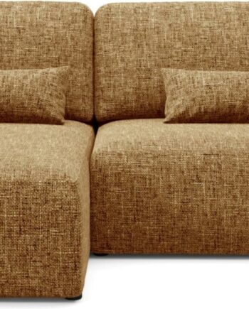 Hjørnesofa Maison Vell Arvello Loungesofa Imo Sovefunktion 190x129 Opbevaring Stof 100 Polyester
