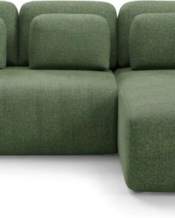 Hjørnesofa Maison Vell Avelon Loungesofa Puente Grøn Stof Sovesofa 240140 H95b300d185