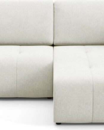 Hjørnesofa Maison Vell Novento Loungesofa Med Sovefunktion 200x132 Wind Stof 100 Polyester Vendbar Skjult Opbevaring