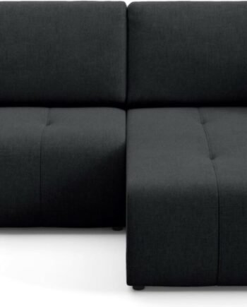 Hjørnesofa Maison Vell Novento Loungesofa Med Sovefunktion 200x132 Wind Stof Vendbar Med Skjult Opbevaring
