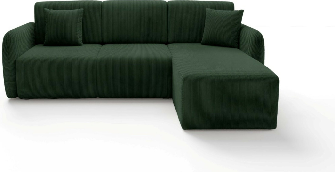 Hjørnesofa Maison Vell Sorella Loungesofa Poso Corduroy Stof Sovesofa 200140 Opbevaring Vendbar