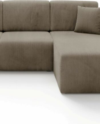 Hjørnesofa Maison Vell Sorella Loungesofa Poso Stof Sovesofa 200x140 Vendbar Med Opbevaring