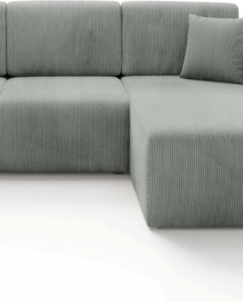 Hjørnesofa Maison Vell Sorella Loungesofa Sovesofa Poso Stof Vendbar Sovefunktion 200x140 Opbevaring