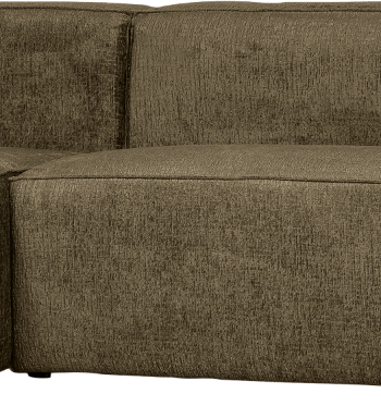 Hjørnesofa Med Chaiselong Venstrevendt Woood Bean Grøn Velour 305x175