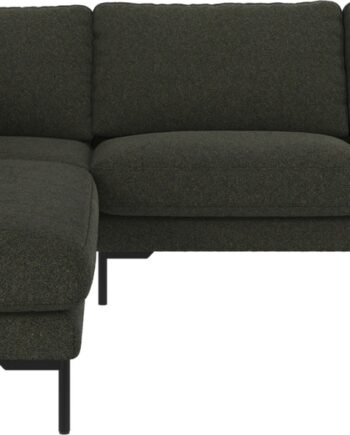 Hjørnesofa Rowico Corwin Venstrevendt Grøn Alice 162 Med Sort Metalben H83b266d226