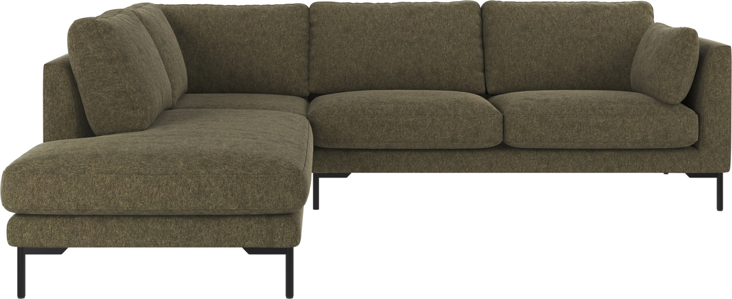 Hjørnesofa Rowico Corwin Venstrevendt Grøn Brenda Stof 266x226