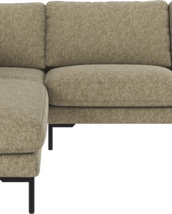 Hjørnesofa Rowico Corwin Venstrevendt Max Stof Grøn Sort 266x226