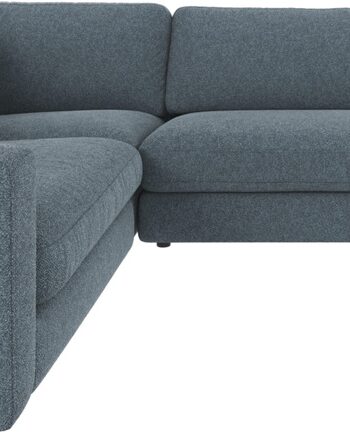 Hjørnesofa Rowico Duncan Bobby Mellemblå Polyester Modulopbygget Loungehjørne B345d233h78