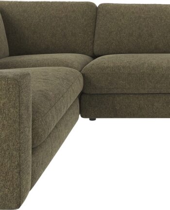 Hjørnesofa Rowico Duncan Brenda Grøn 325230 Formet Stofsofa Modulopbygget