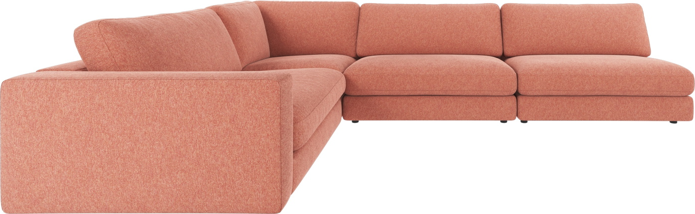 Hjørnesofa Rowico Duncan Brenda Rød Polyester Modulsofa H78b325d230