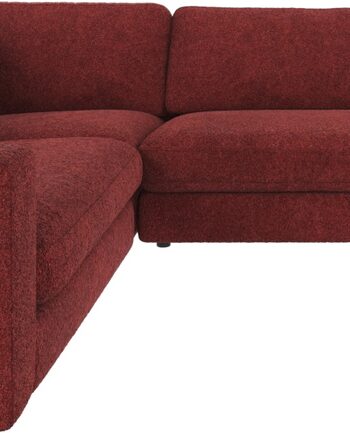 Hjørnesofa Rowico Duncan Formet Rød Anna 100 Polyester 345x233