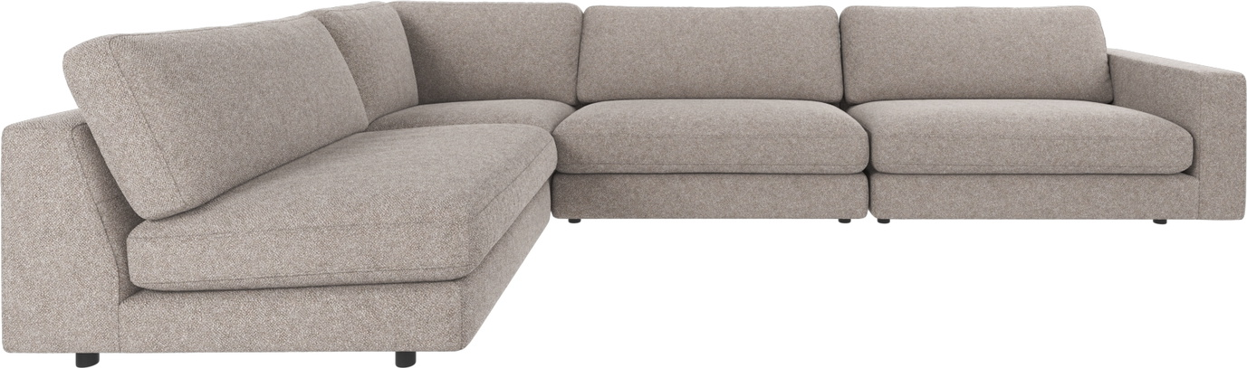 Hjørnesofa Rowico Duncan Gråt Stof Bobby 345x216 Modulær Med Fsc Mix Ramme