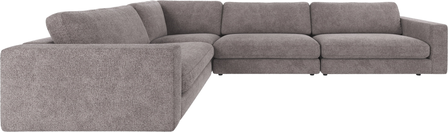 Hjørnesofa Rowico Duncan Greg Grå Modulopbygget Stofsofa 345x233 Med Nozag Fjedre Fsc Mix Træstel