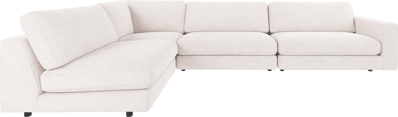 Hjørnesofa Rowico Duncan Greg Hvid Med Koldskum Zig Zag Fjedre 345216 Modulopbygget