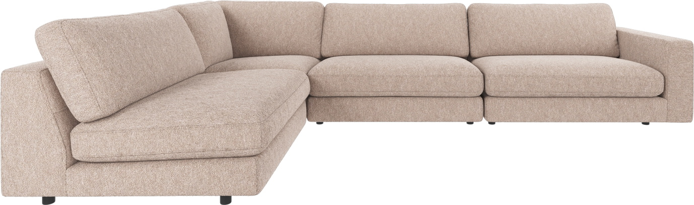 Hjørnesofa Rowico Duncan Lysebeige Alice Polyesterstof Modulopbygget Fsc Mix 345x216