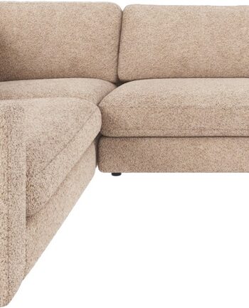 Hjørnesofa Rowico Duncan Lysebeige Anna Stof Modulopbygget Skandinavisk Design