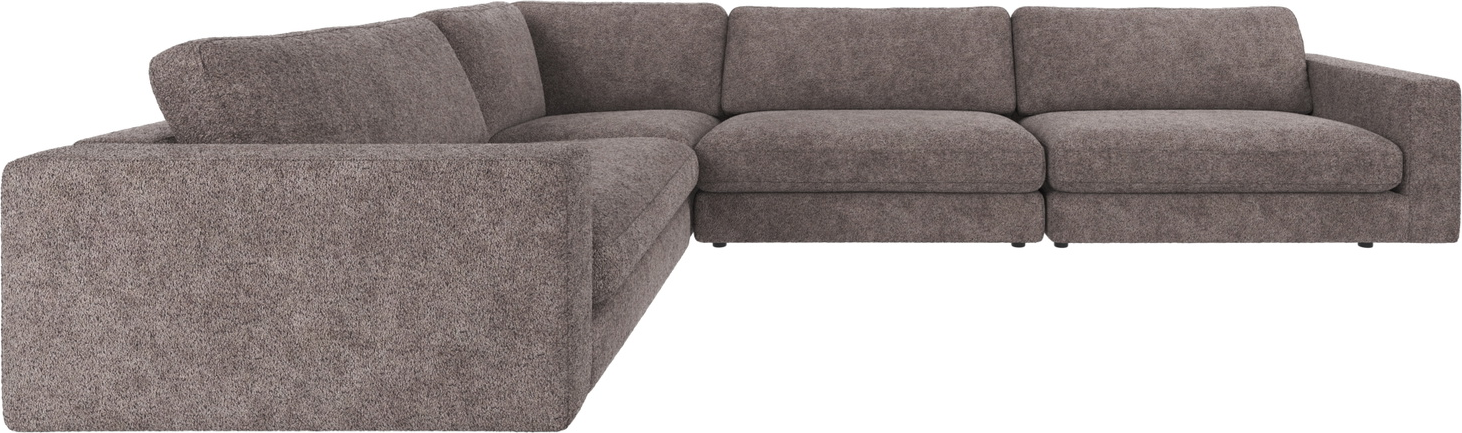 Hjørnesofa Rowico Duncan Modulær Mørkegråt Anna Stof 345x233 Fsc Certificeret Ramme